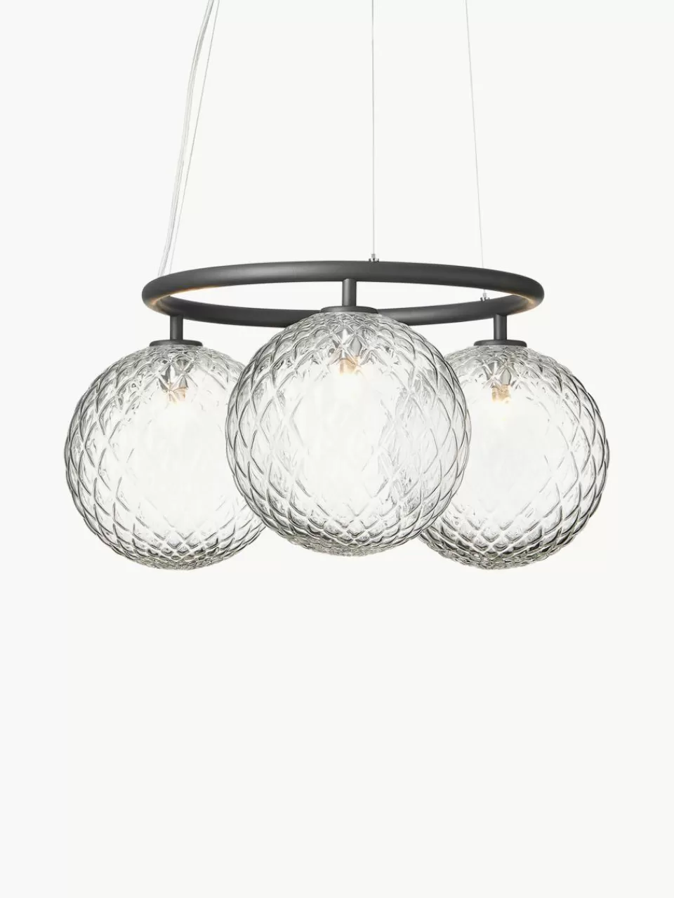 Nuura Hanglamp met glazen bollen Miira | Kroonluchters