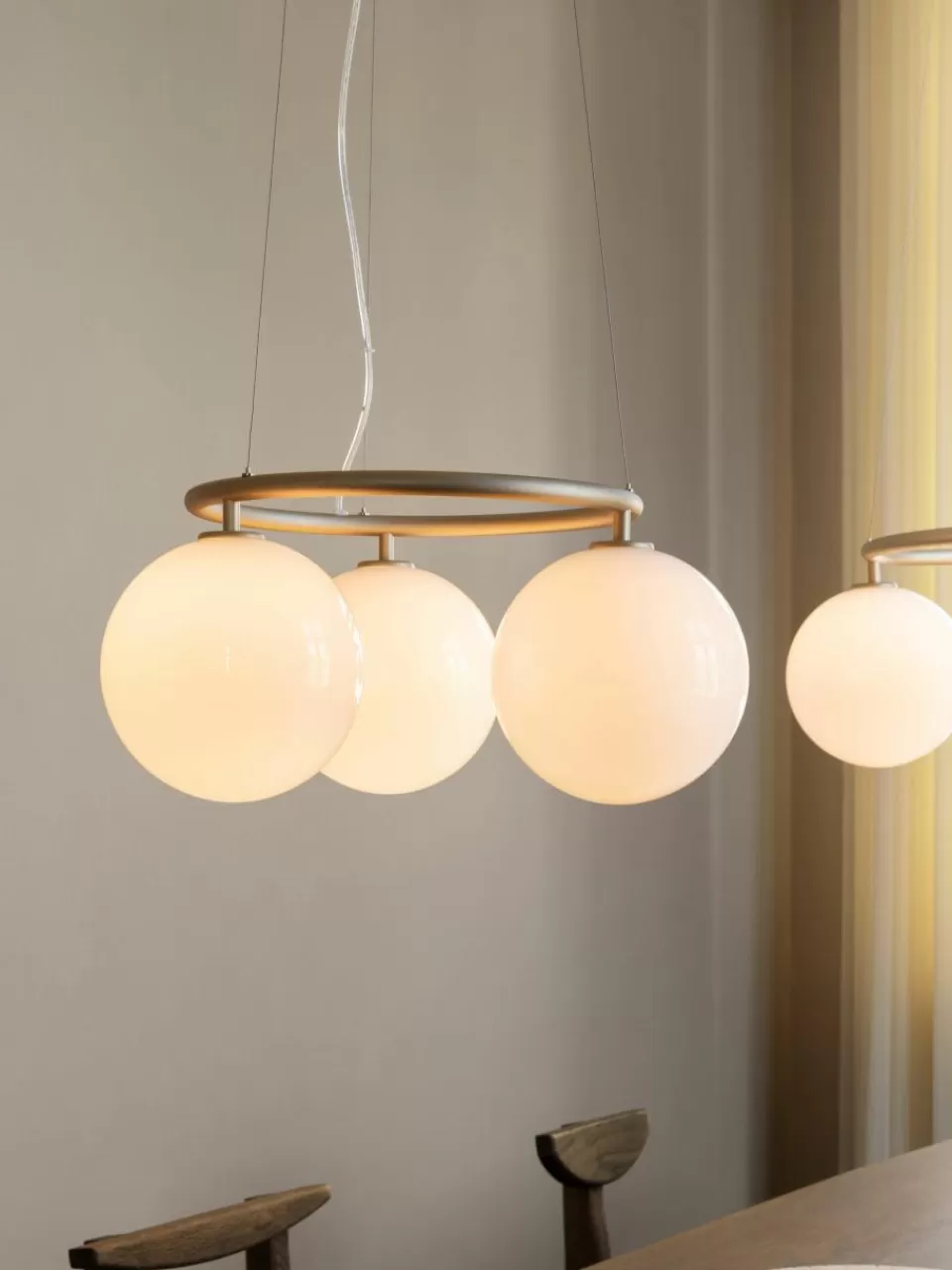 Nuura Hanglamp met glazen bollen Miira | Kroonluchters