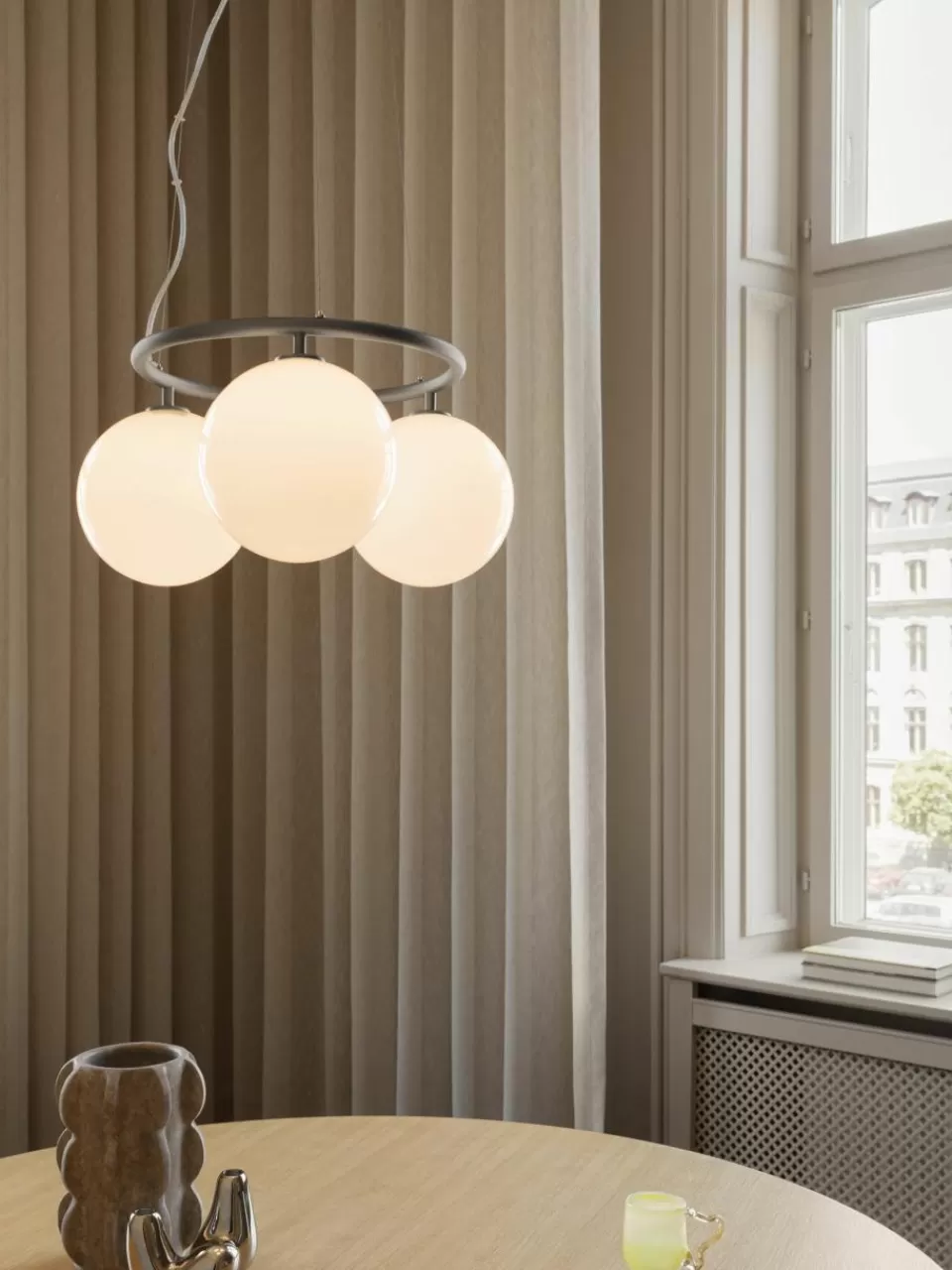 Nuura Hanglamp met glazen bollen Miira | Kroonluchters