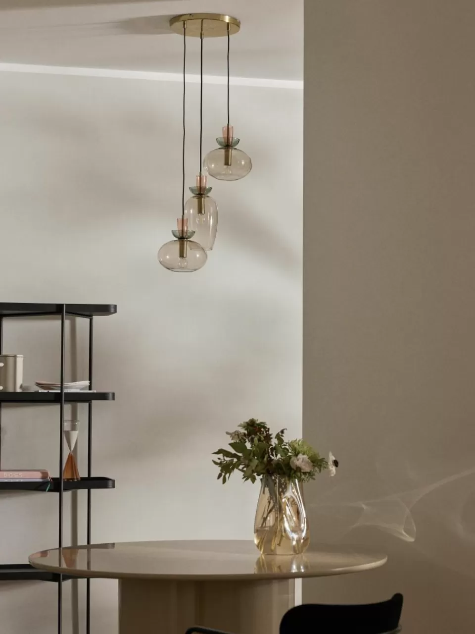 Westwing Collection Hanglamp Nyra van gekleurd glas | Hanglampen | Hanglampen