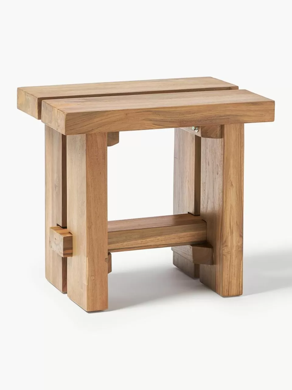 Westwing Collection Hocker Hugo van teakhout | Poefs & Krukjes | Poefs & Krukjes