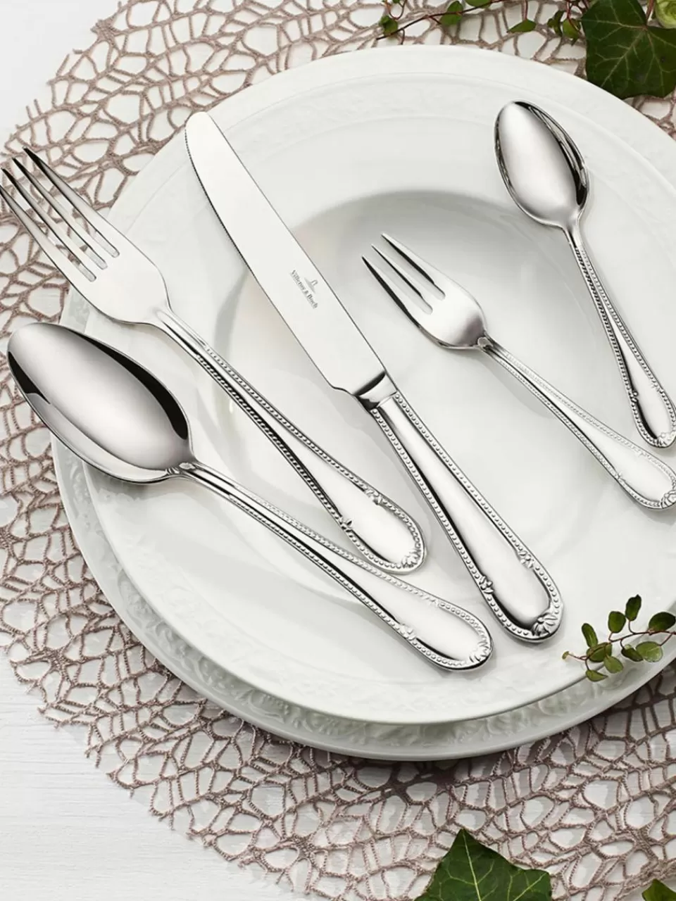 Villeroy & Boch Hoogglanzend bestekset Mademoiselle, 6 personen (30-delig) | Besteksets | Servies