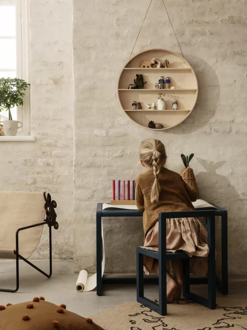 ferm LIVING Kids Houten kindertafel Little Architect | Kindertafels | Kindertafels