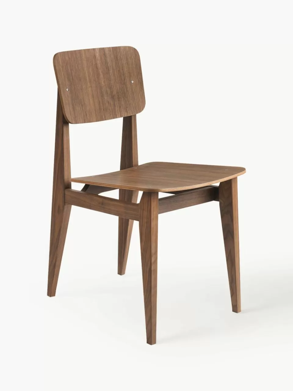 GUBI Houten stoel C-Chair van walnoothout | Stoelen | Houten Stoelen