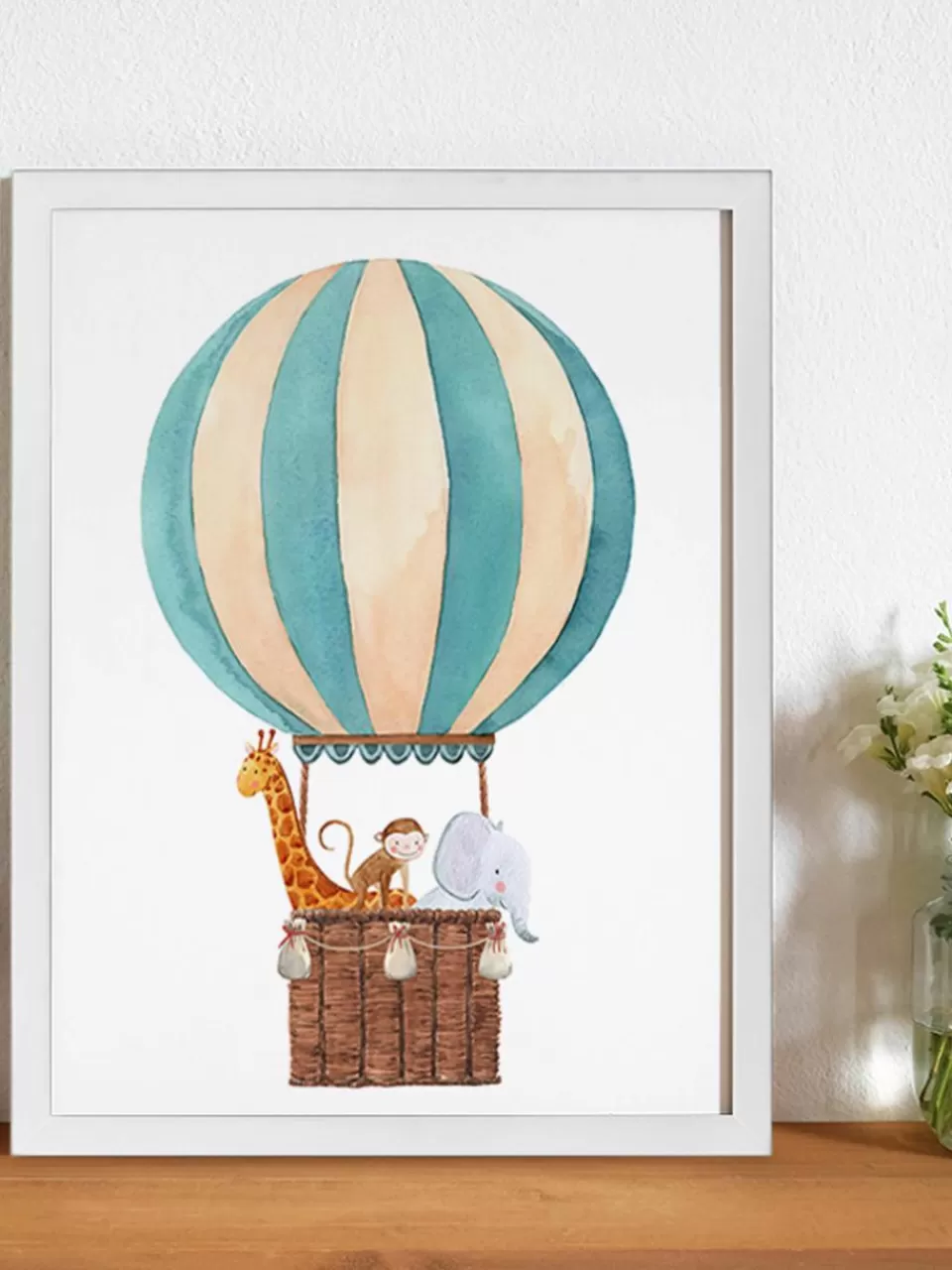 Any Image Ingelijste digitale print Balloon | Kinderkamer Decoratie