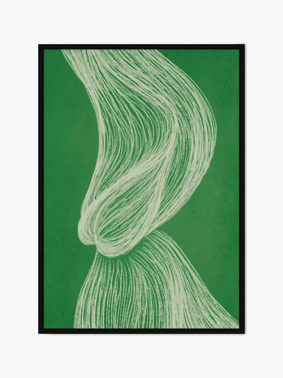 Incado Ingelijste digitale print Green Formation, handgemaakt | Wanddecoratie | Prints