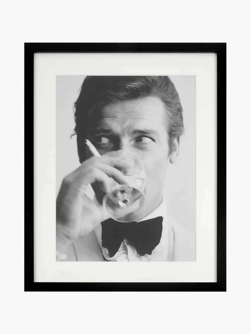 Any Image Ingelijste digitale print James Bond Drinking | Wanddecoratie | Decoratie