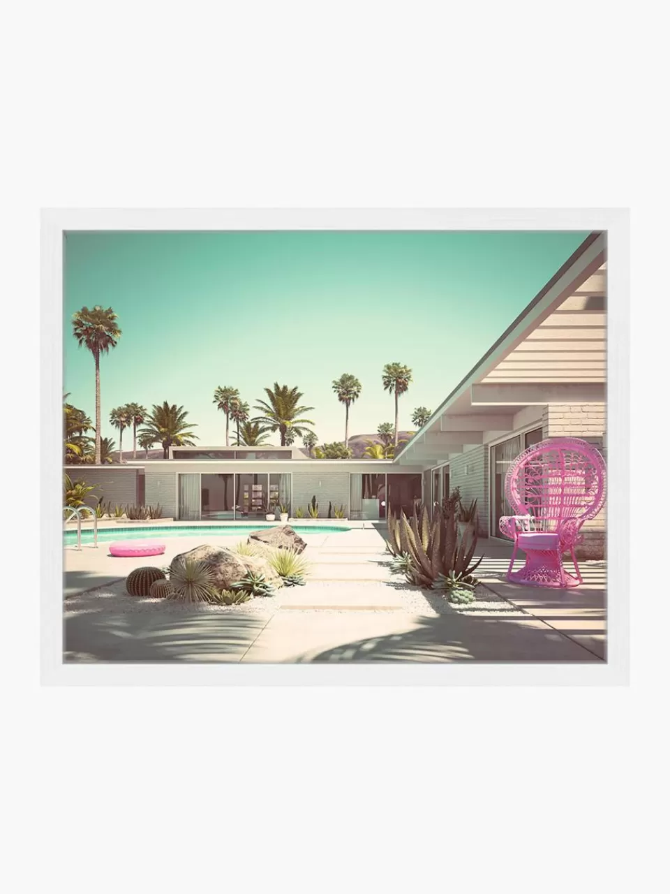 Any Image Ingelijste digitale print Pink Vacation | Wanddecoratie | Prints