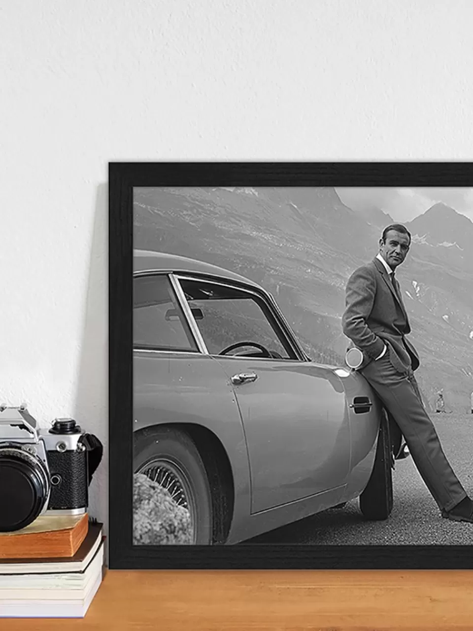 Any Image Ingelijste digitale print Sean Connery (James Bond) | Wanddecoratie | Decoratie