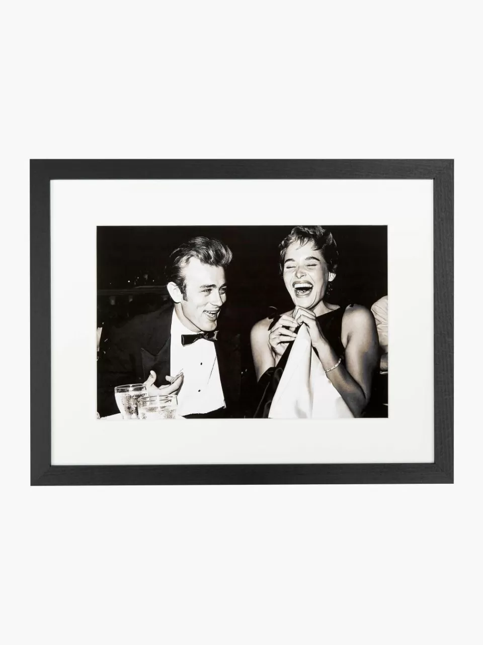 Any Image Ingelijste fotoprint Pier Abgeli en James Dean | Wanddecoratie | Prints