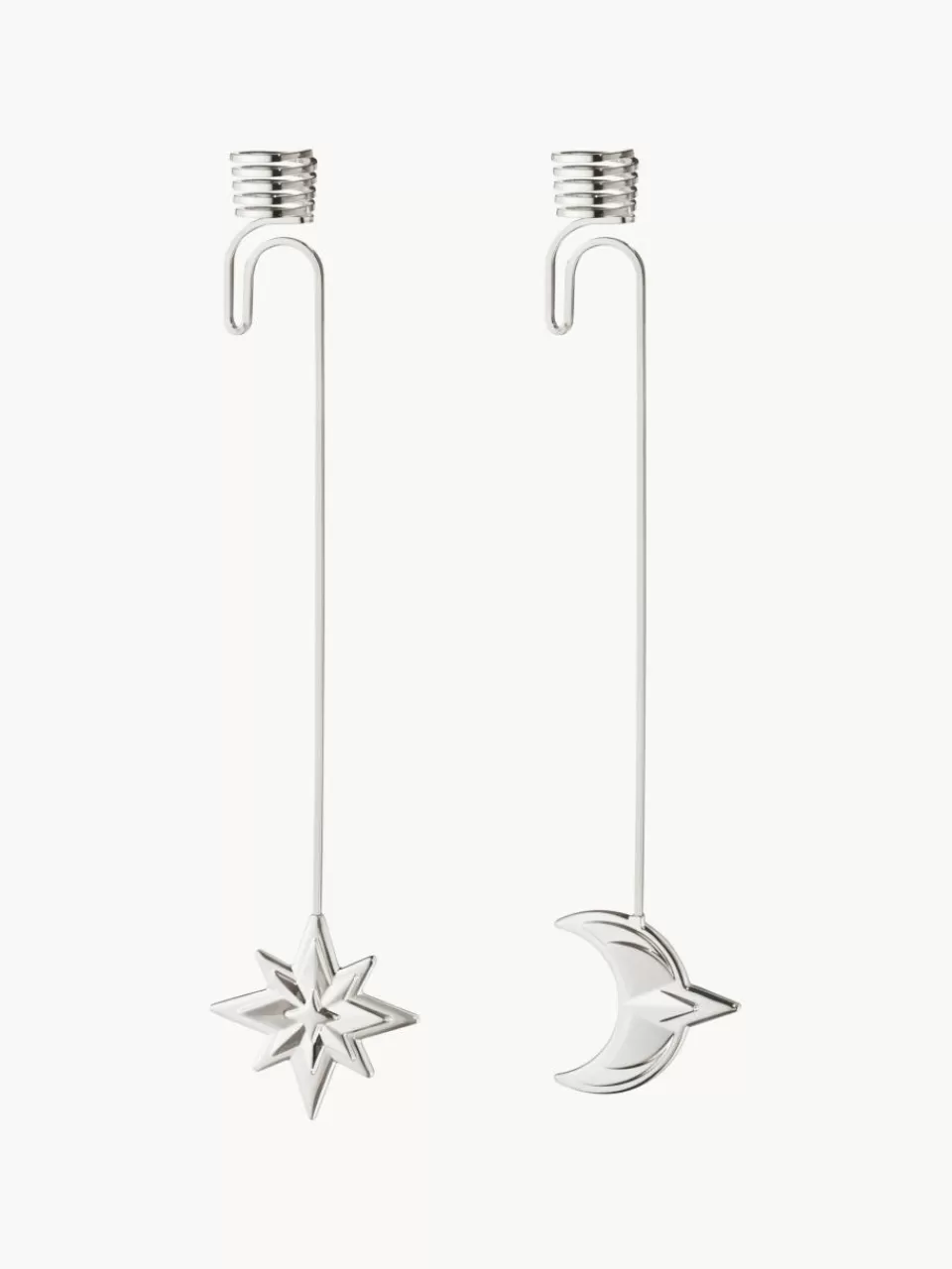 GEORG JENSEN Kandelaar CC, set van 2 | Kerstversiering