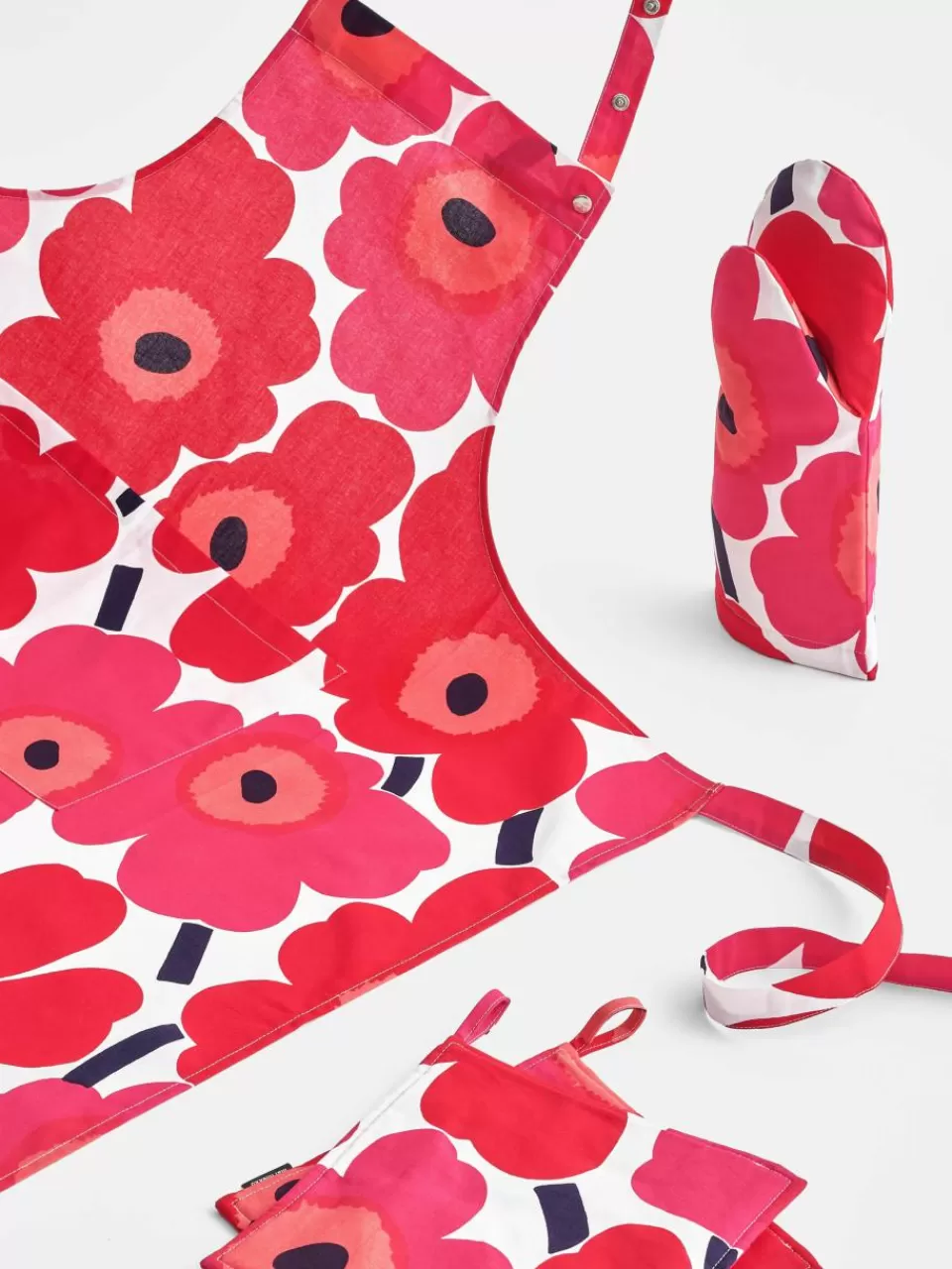 Marimekko Katoenen schort Pieni Unikko | Keukentextiel | Keukentextiel