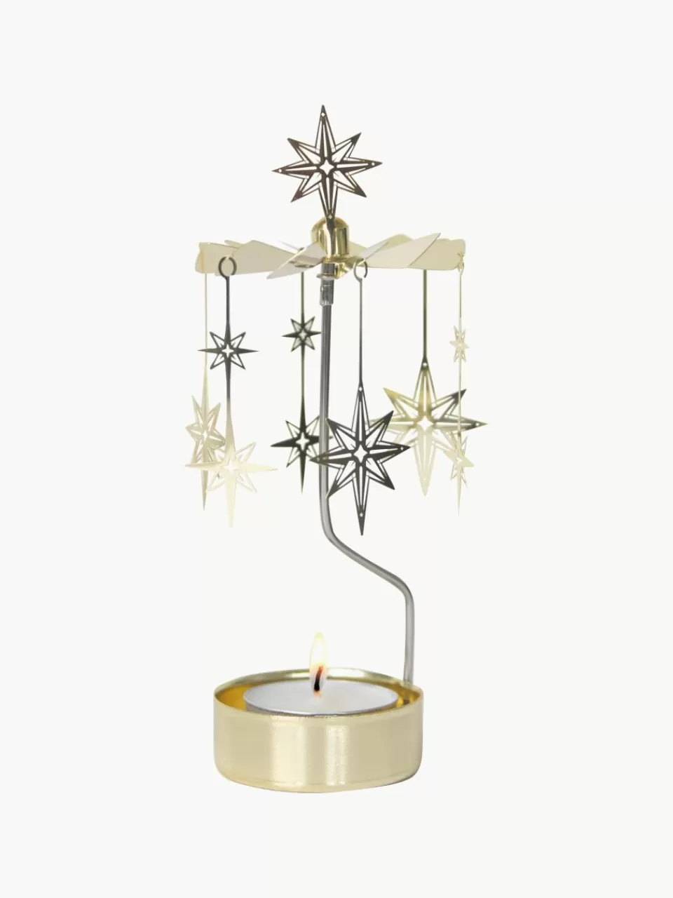 Pluto Design Kerst waxinelichthouder Northern Star, draaibaar | Kaarsen & Kaarsenhouders | Waxinelichthouders