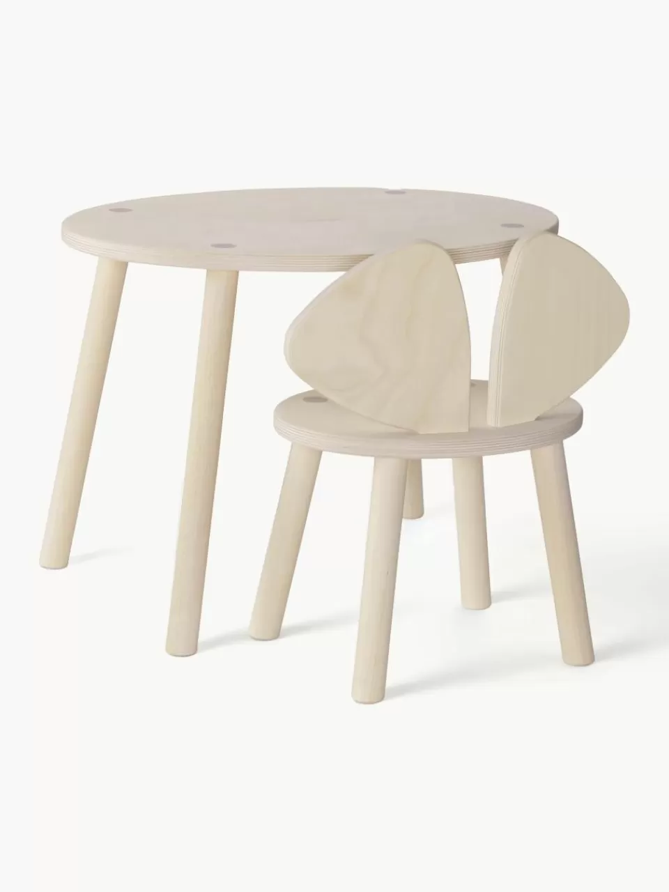 Nofred Kindertafel Mouse met kinderstoel, set van 2 | Kindertafels | Kindertafels