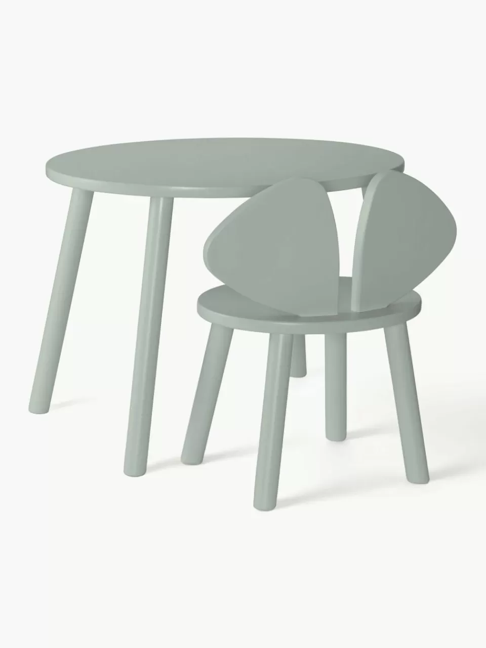 Nofred Kindertafel Mouse met kinderstoel, set van 2 | Kindertafels | Kindertafels