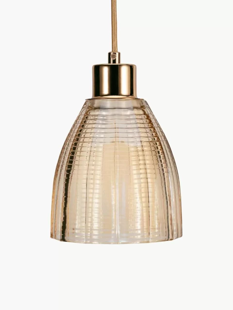 Westwing Kleine hanglamp Gleaming Gold van glas | Hanglampen | Hanglampen