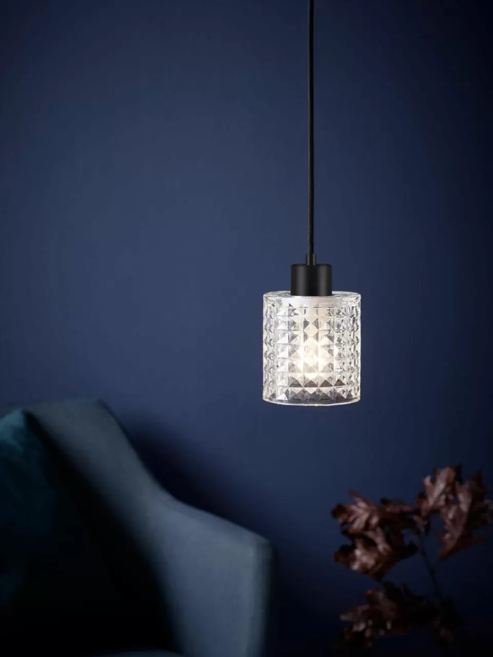 Westwing Kleine hanglamp Hollywood van glas | Hanglampen | Hanglampen