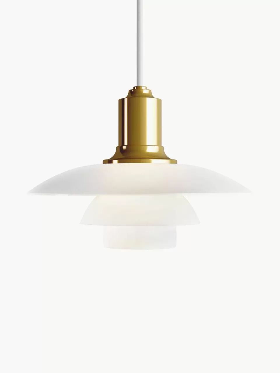 Louis Poulsen Kleine hanglamp PH 2/1, mondgeblazen | Hanglampen | Hanglampen