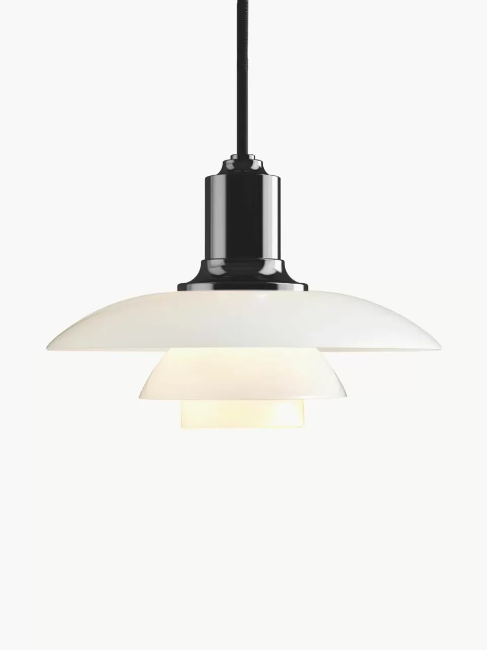 Louis Poulsen Kleine hanglamp PH 2/1, mondgeblazen | Hanglampen | Hanglampen