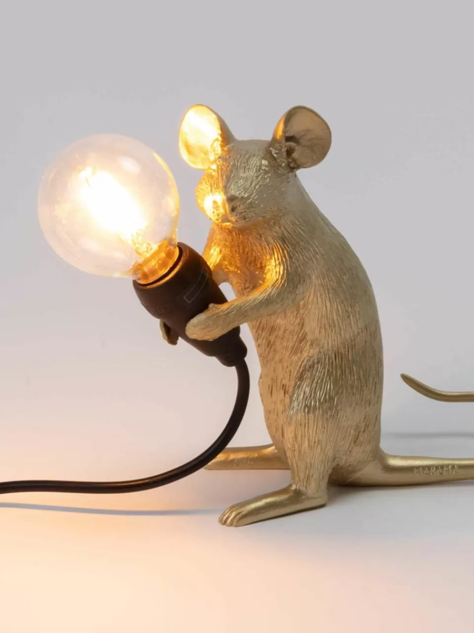 SELETTI Kleine LED tafellamp Mouse met USB-aansluiting | Bureaulampen | Tafellampen