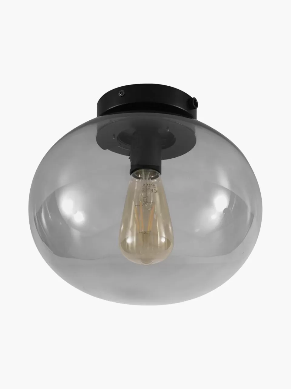 Westwing Kleine plafondlamp Alton van glas | Plafondlampen | Plafondlampen