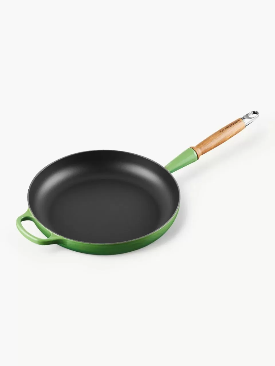 LE CREUSET Koekenpan Signature Collection uit gietijzer met houten handvat | Koekenpannen | Koekenpannen