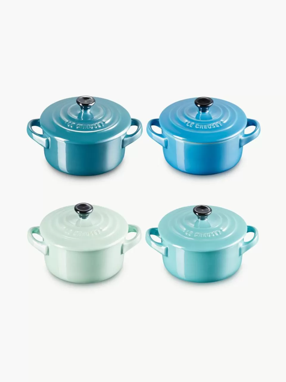 LE CREUSET Kookpannen Cocotte Mini, 4-delig | Kookpannen | Kookpannen