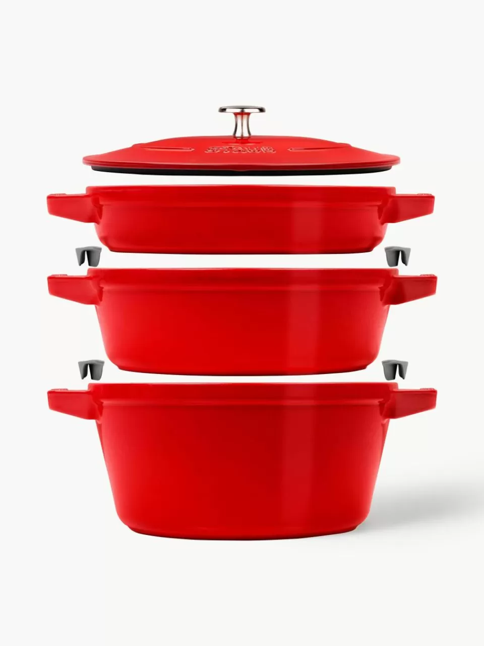 Staub Kookpotten La Cocotte uit gietijzer, set van 3 | Kookpannen | Kookpannen