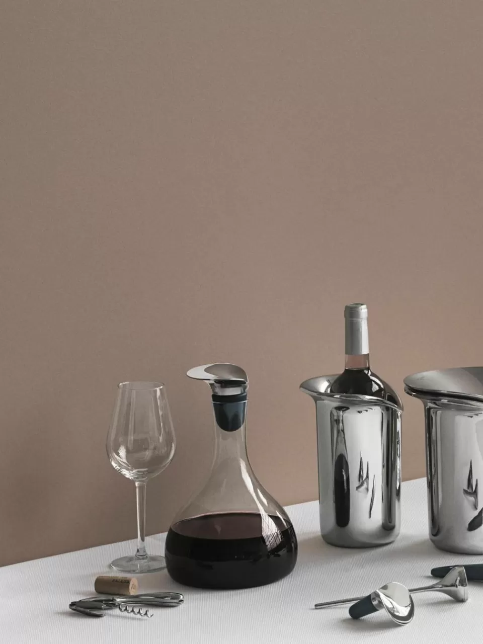 GEORG JENSEN Kristalglazen karaf Wine, 1.3 L | Decanteerkaraffen