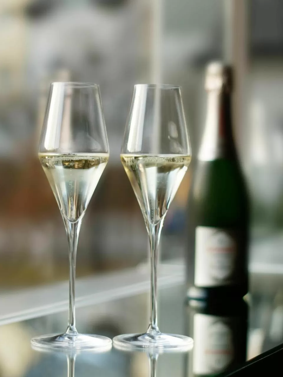 Stölzle Lausitz Kristallen champagneglazen Quatrophil, 6 stuks | Servies | Champagneglazen