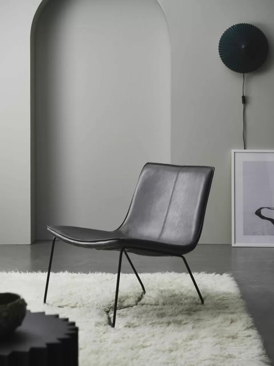 Ellos Home Kunstleren lounge fauteuil Barrel | Fauteuils | Relaxfauteuils