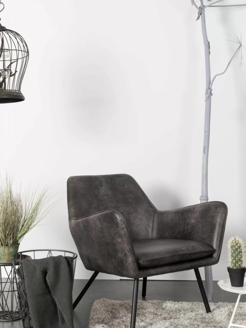 Westwing Kunstleren loungefauteuil Bon | Fauteuils | Relaxfauteuils