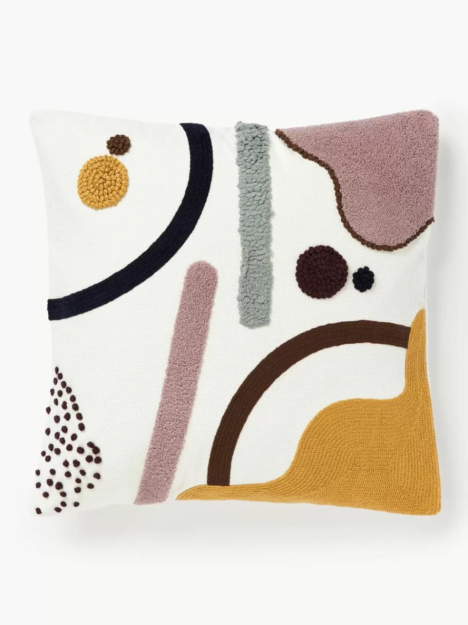 Westwing Collection Kussenhoes Wassily met abstracte decoratie | Sierkussens | Sierkussens