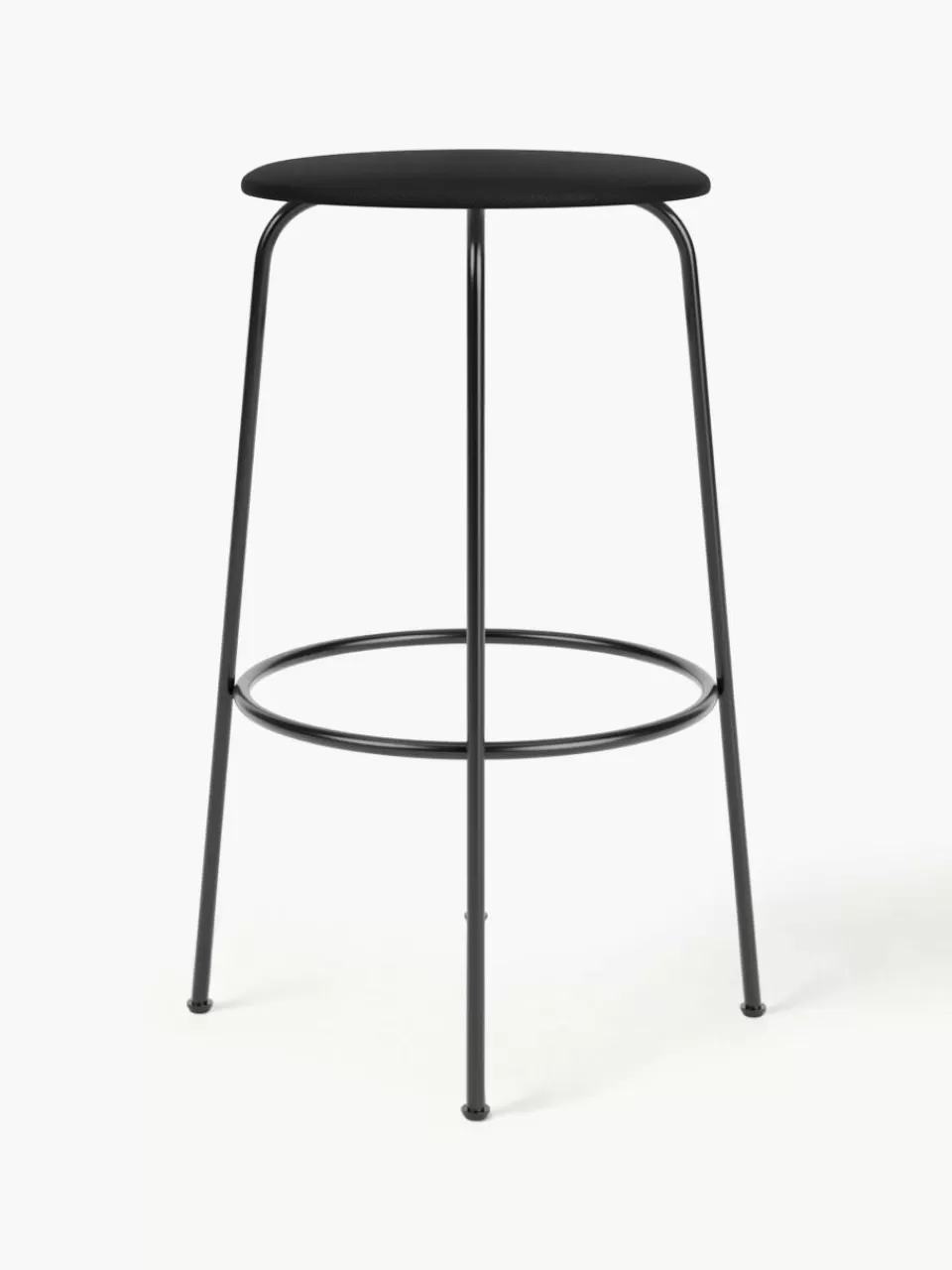 Audo Copenhagen Leren barkruk Afteroom met metalen frame | Stoelen | Barkrukken