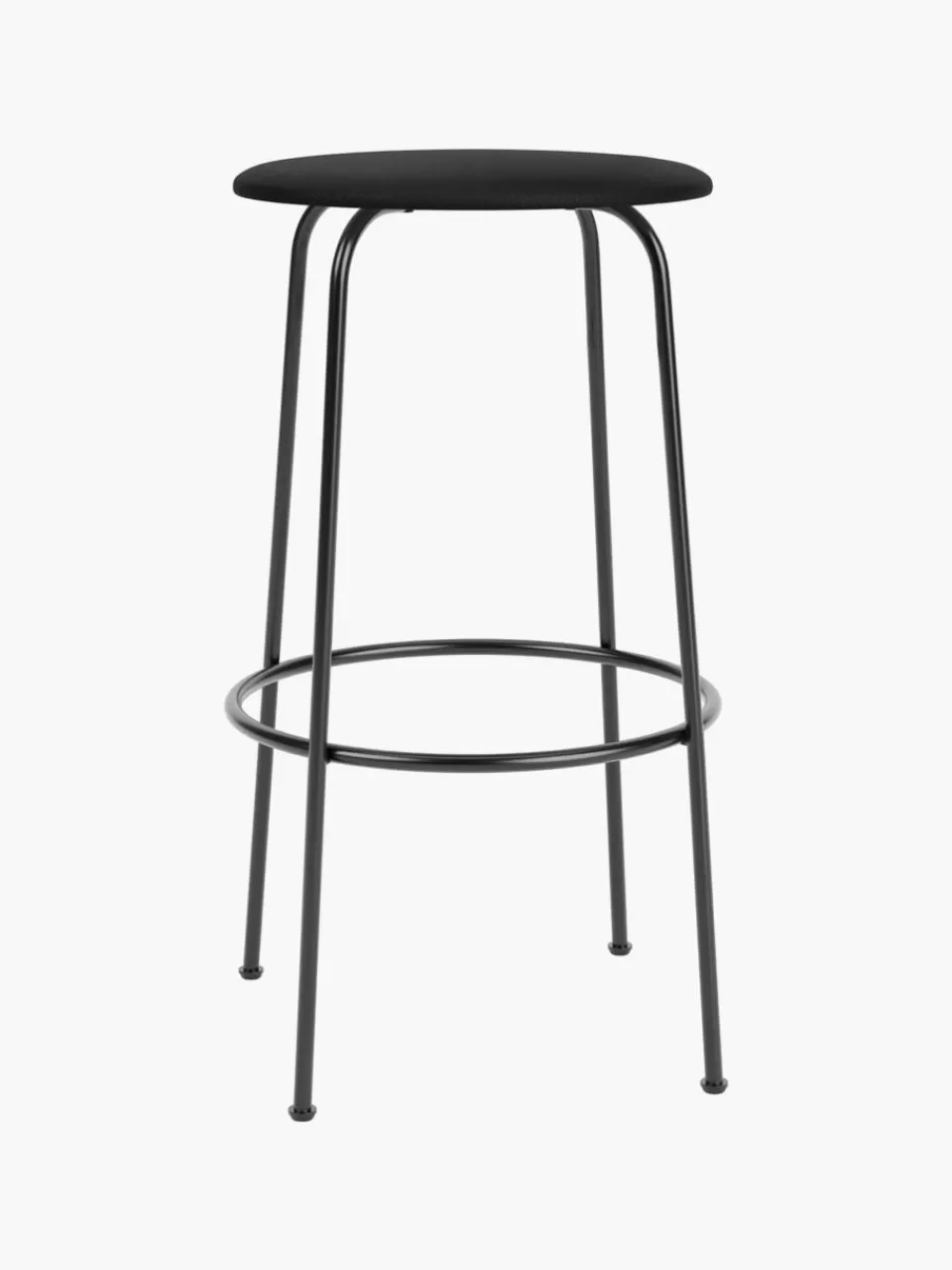 Audo Copenhagen Leren barkruk Afteroom met metalen frame | Stoelen | Barkrukken