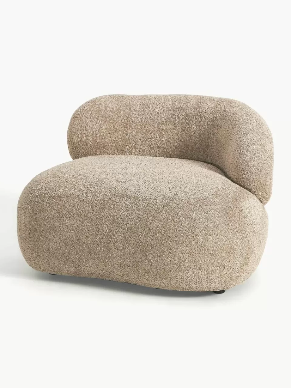 Westwing Collection Loungefauteuil Alba van teddy bouclé | Fauteuils | Bank Fauteuils