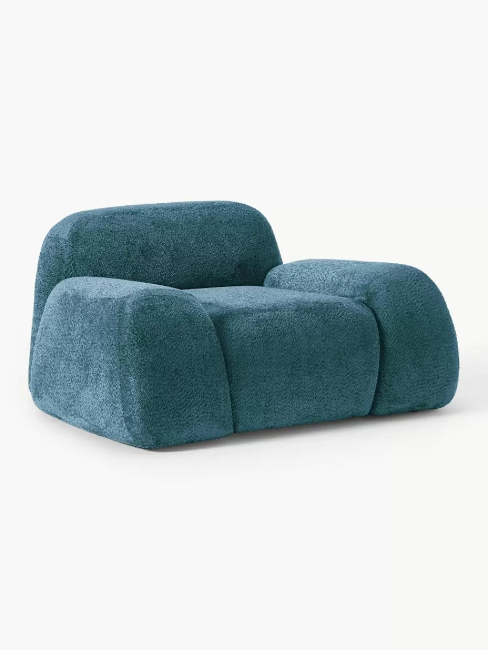 Westwing Collection Loungefauteuil Wolke van teddy bouclé | Fauteuils | Relaxfauteuils