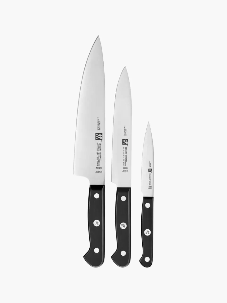 ZWILLING Messen Gourmet, set van 3 | Keukenmessen | Koksmessen