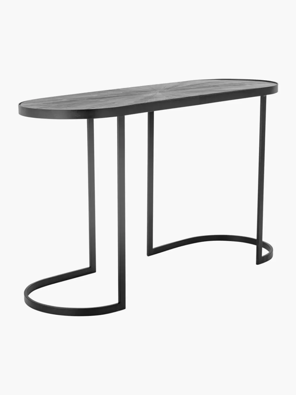 Bloomingville Metalen console Carter met houten blad | Wandtafels | Wandtafels