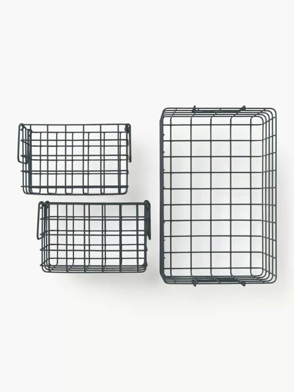 Mustard Made Metalen opbergmanden The Baskets, set van 3 | Decoratie