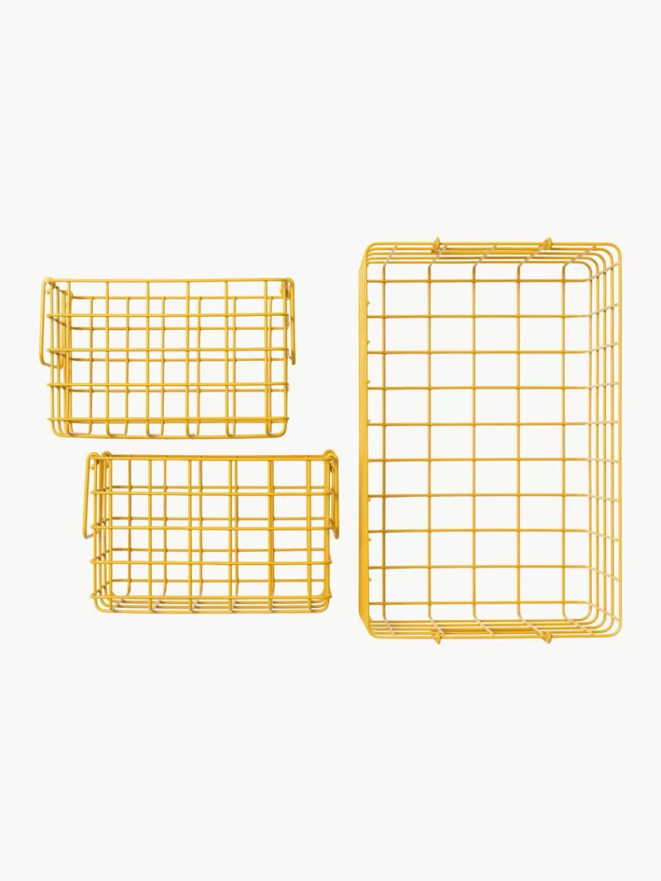 Mustard Made Metalen opbergmanden The Baskets, set van 3 | Decoratie