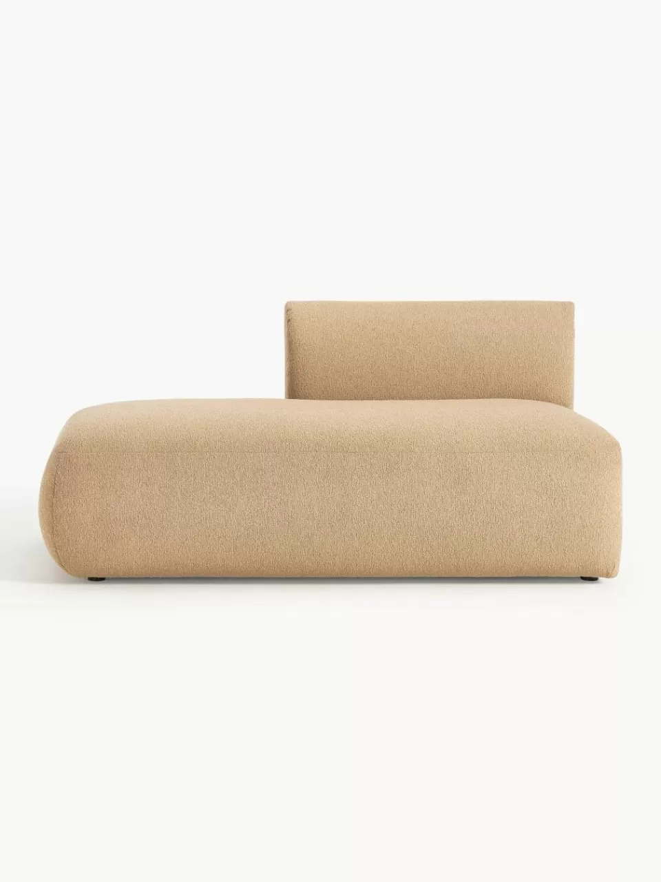 Westwing Collection Modulaire bouclé chaise longue Sofia | Modulaire Kledingkasten | Banken