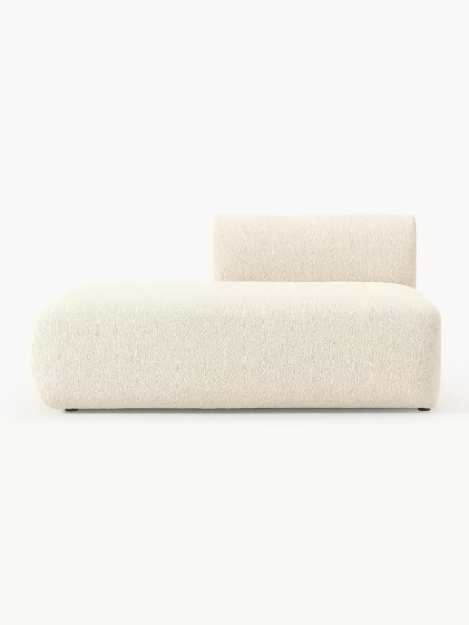 Westwing Collection Modulaire bouclé chaise longue Sofia | Modulaire Kledingkasten | Banken