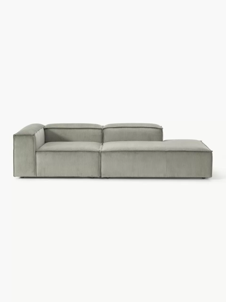 Westwing Collection Modulaire chaise longue Lennon van corduroy | Modulaire Kledingkasten | Banken