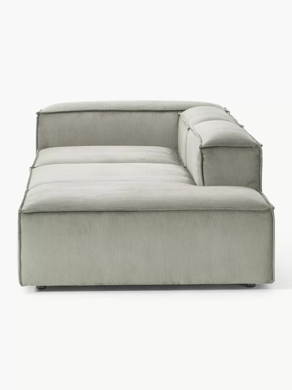 Westwing Collection Modulaire chaise longue Lennon van corduroy | Modulaire Kledingkasten | Banken