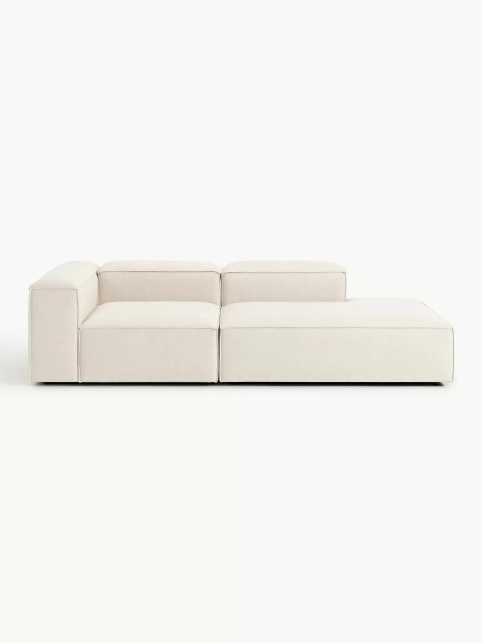 Westwing Collection Modulaire chaise longue Lennon van linnenmix | Modulaire Kledingkasten | Banken