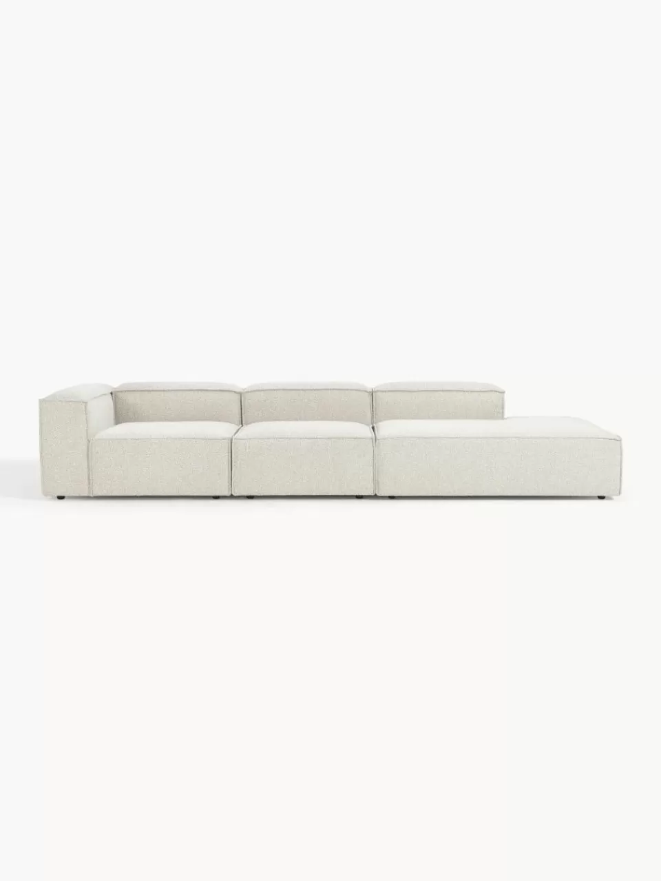 Westwing Collection Modulaire XL chaise longue Lennon van bouclé | Modulaire Kledingkasten | Banken