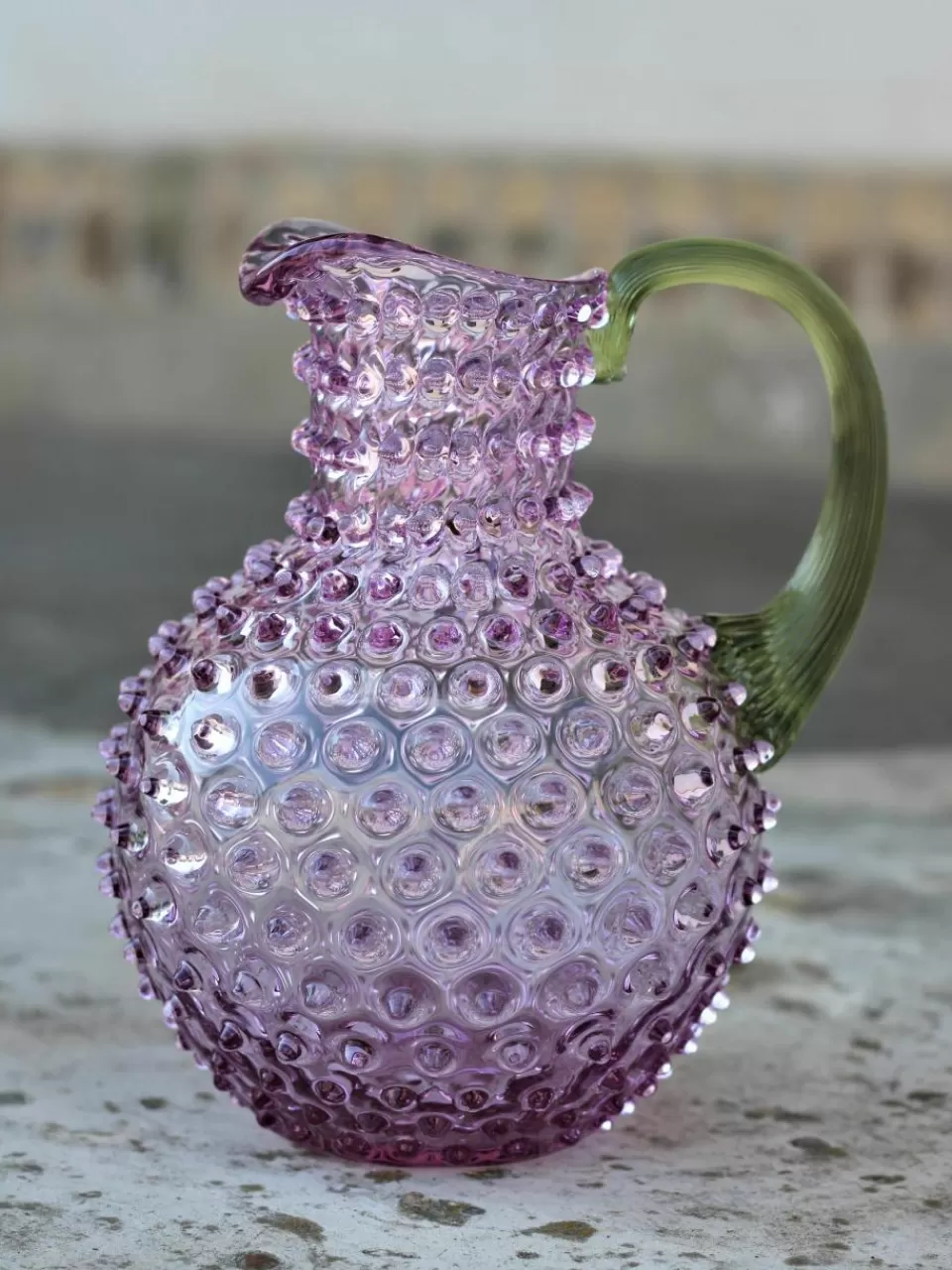 ANNA VON LIPA Mondgeblazen karaf Hobnail, 2 L | Servies | Waterkaraffen & Waterkannen