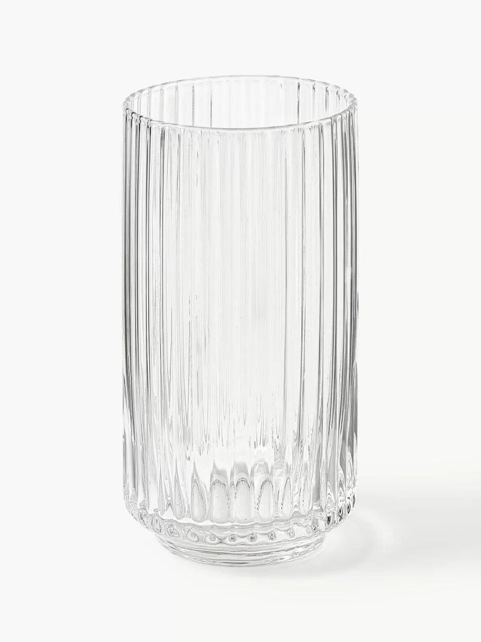 Westwing Collection Mondgeblazen longdrinkglas Aleo, 4 stuks | Servies | Waterglazen