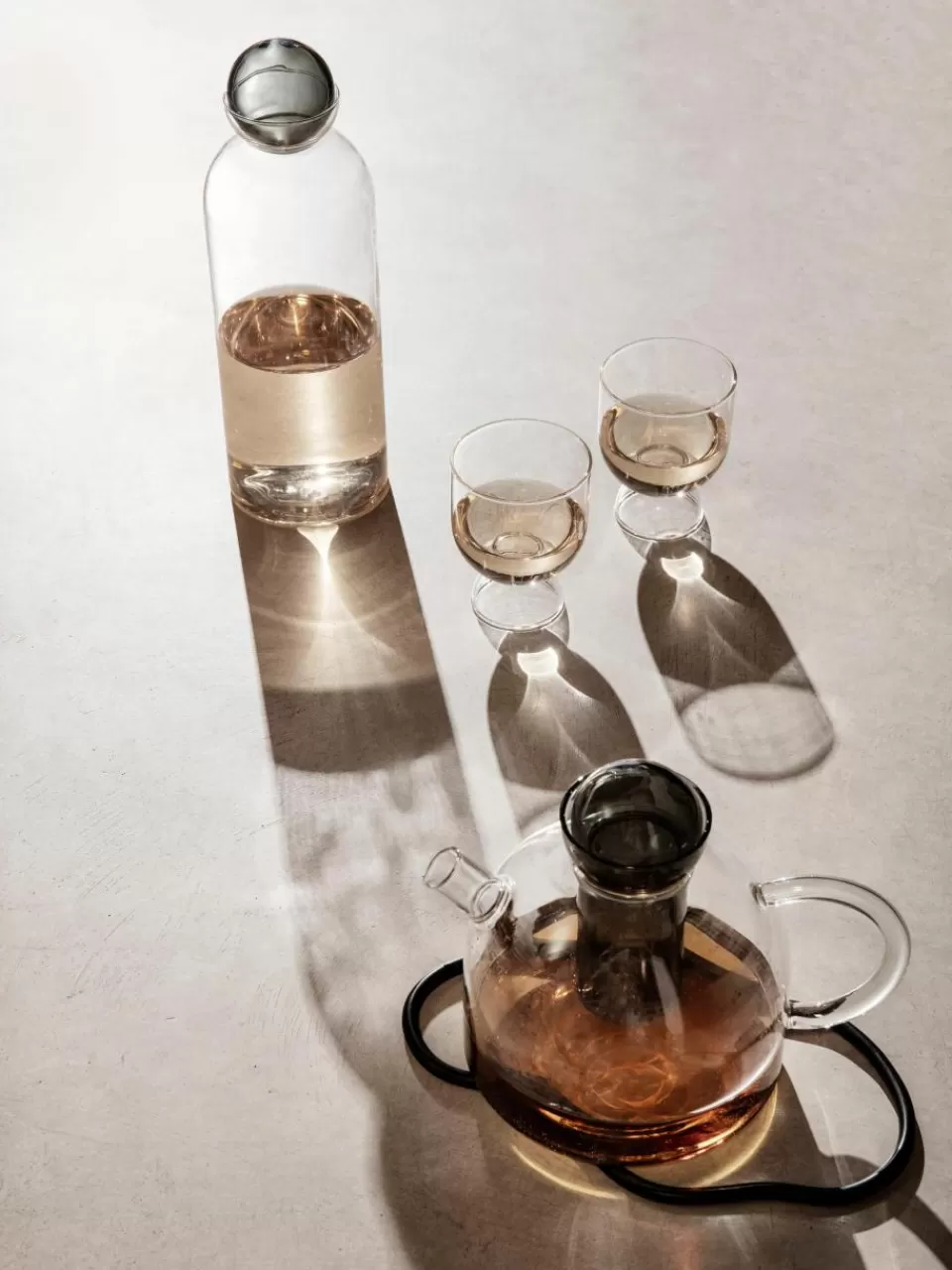 ferm LIVING Mondgeblazen theepot Still, 1.3 L | Theepotten | Servies